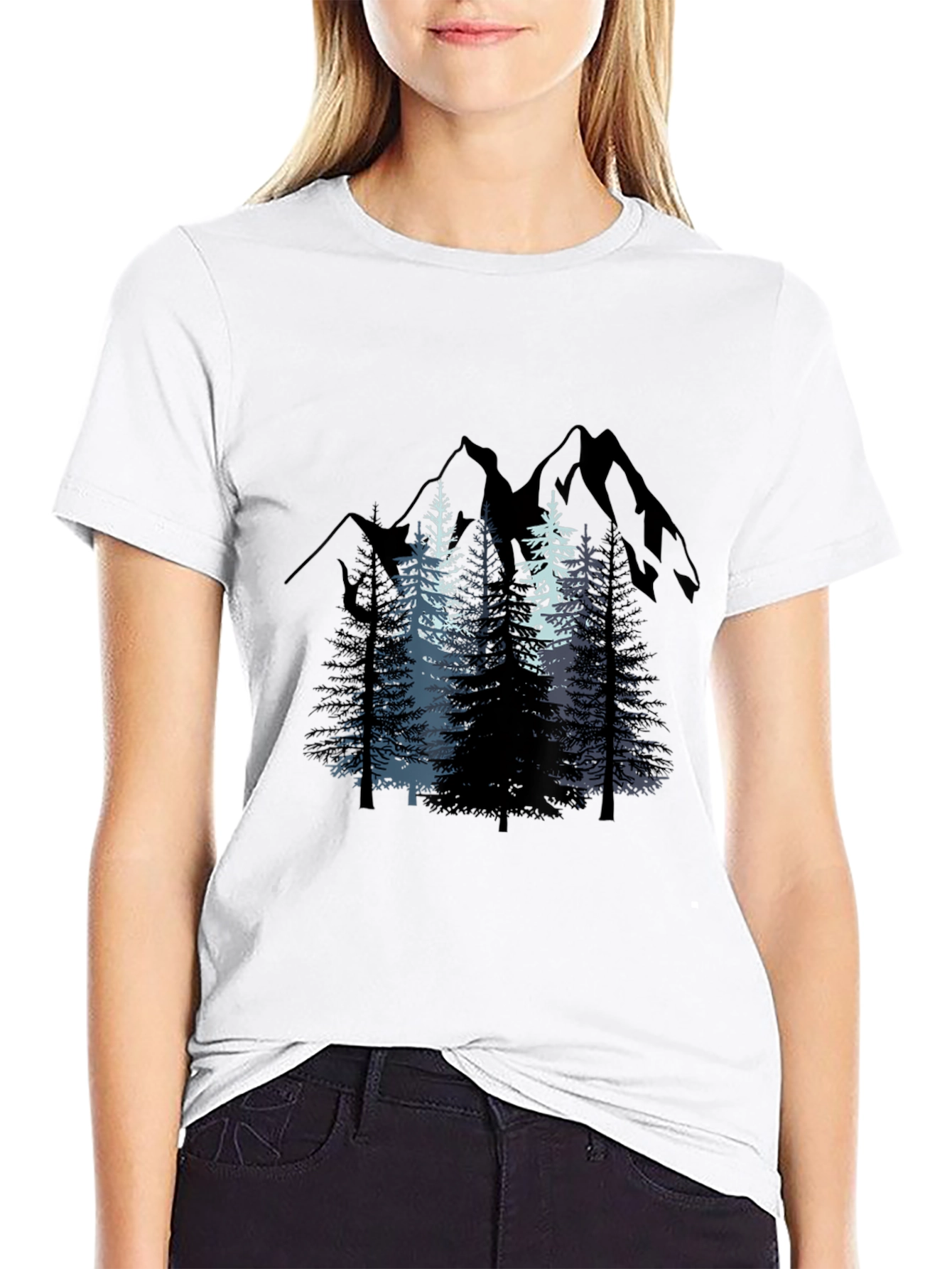Mountain Forest Graphic T-Shirt
