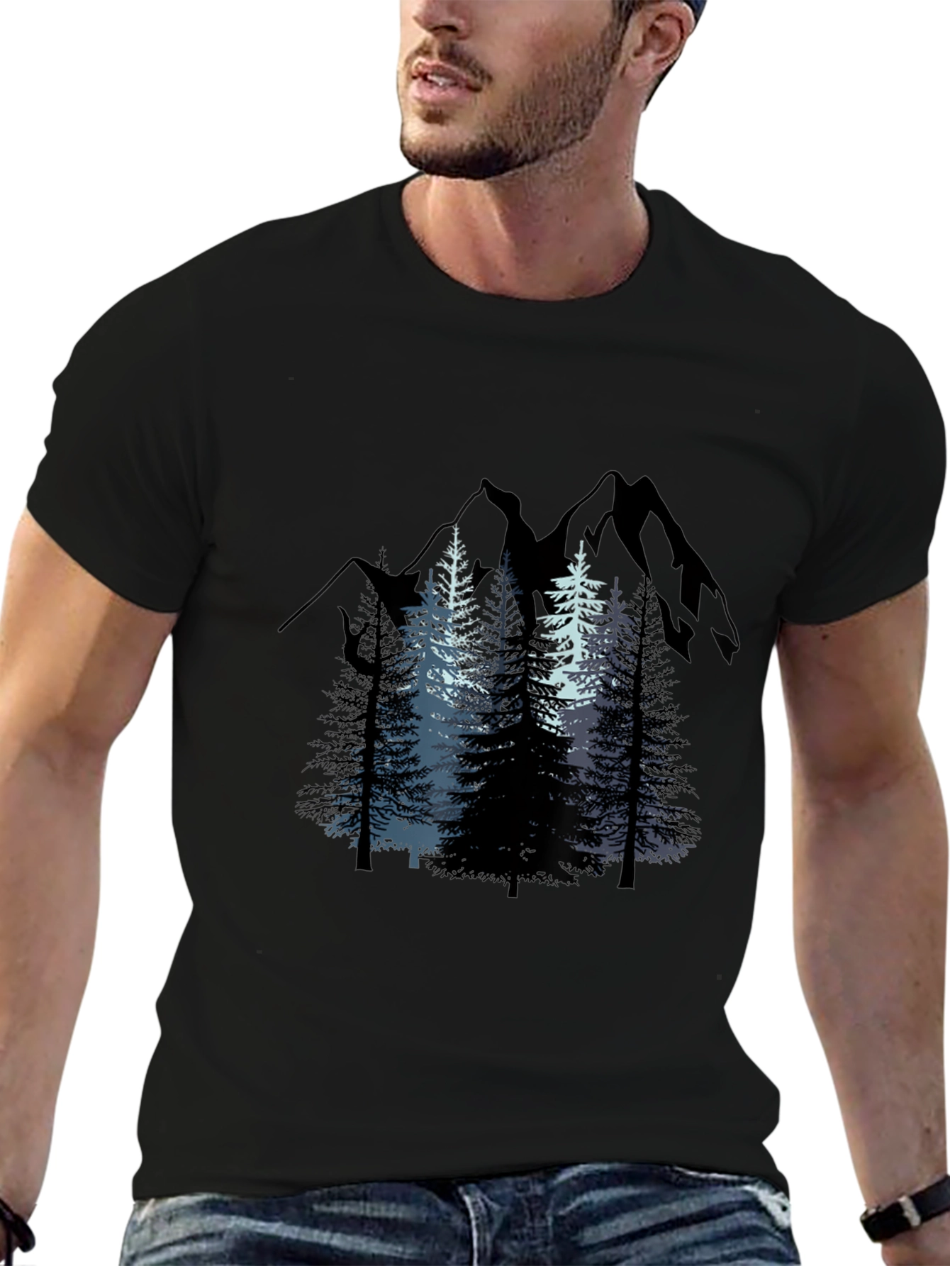 Mountain Forest Graphic T-Shirt