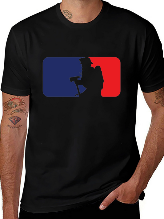 Firefighter MLB Logo Black T-Shirt