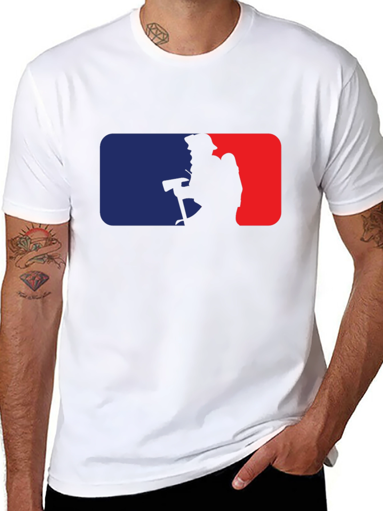 Firefighter MLB Logo Black T-Shirt