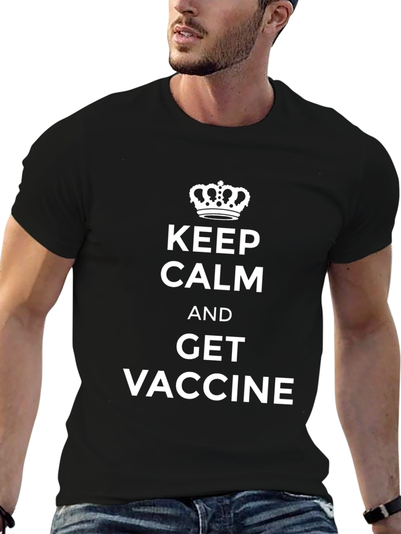 Keep Calm and Get Vaccine T-Shirt