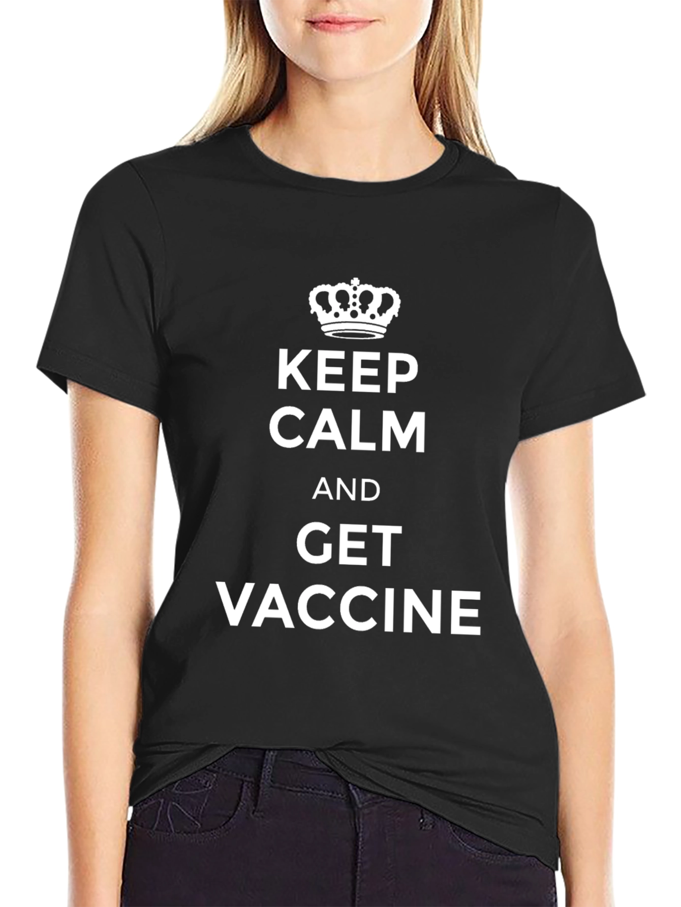 Keep Calm and Get Vaccine T-Shirt