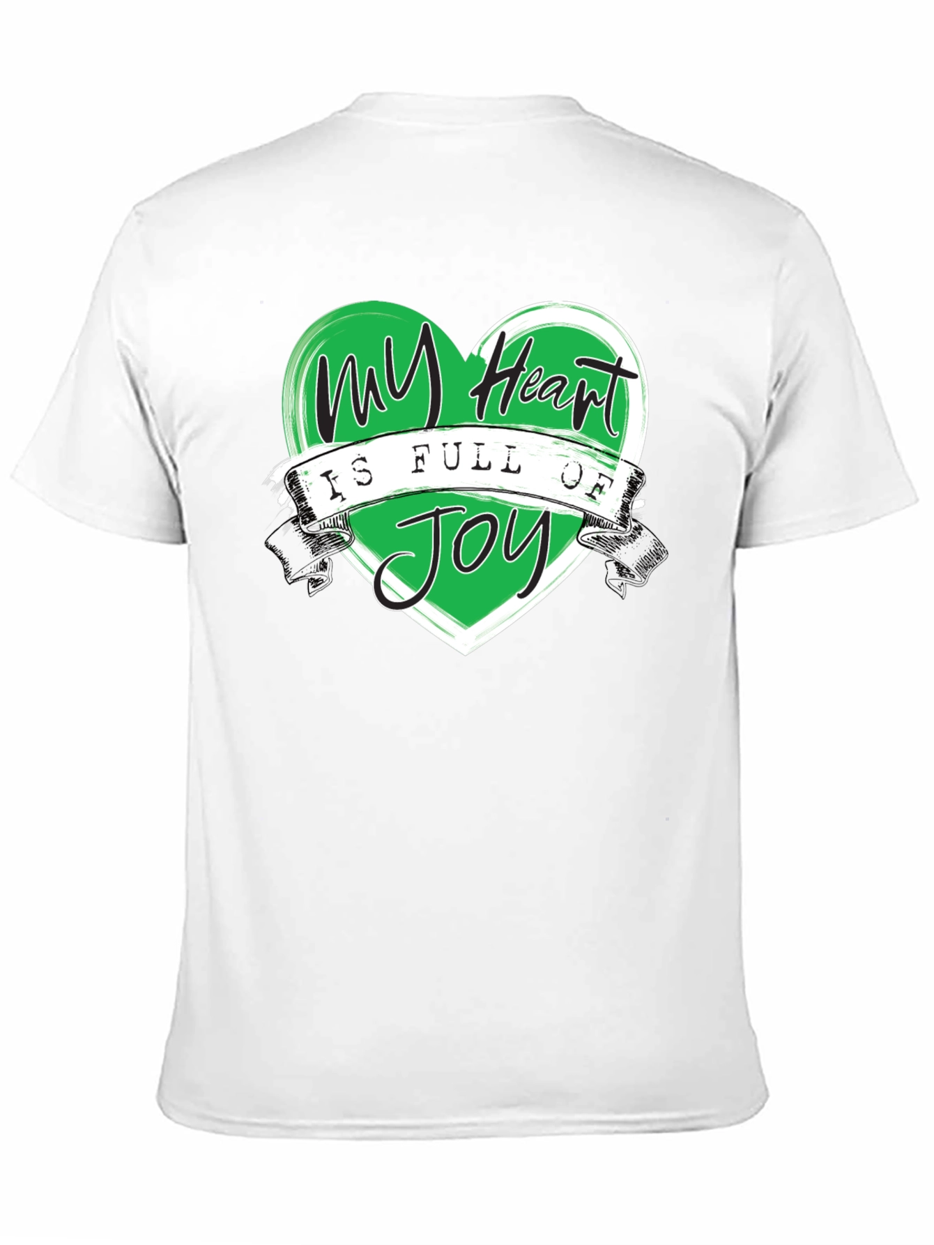 My Heart is Full of Joy Black T-Shirt