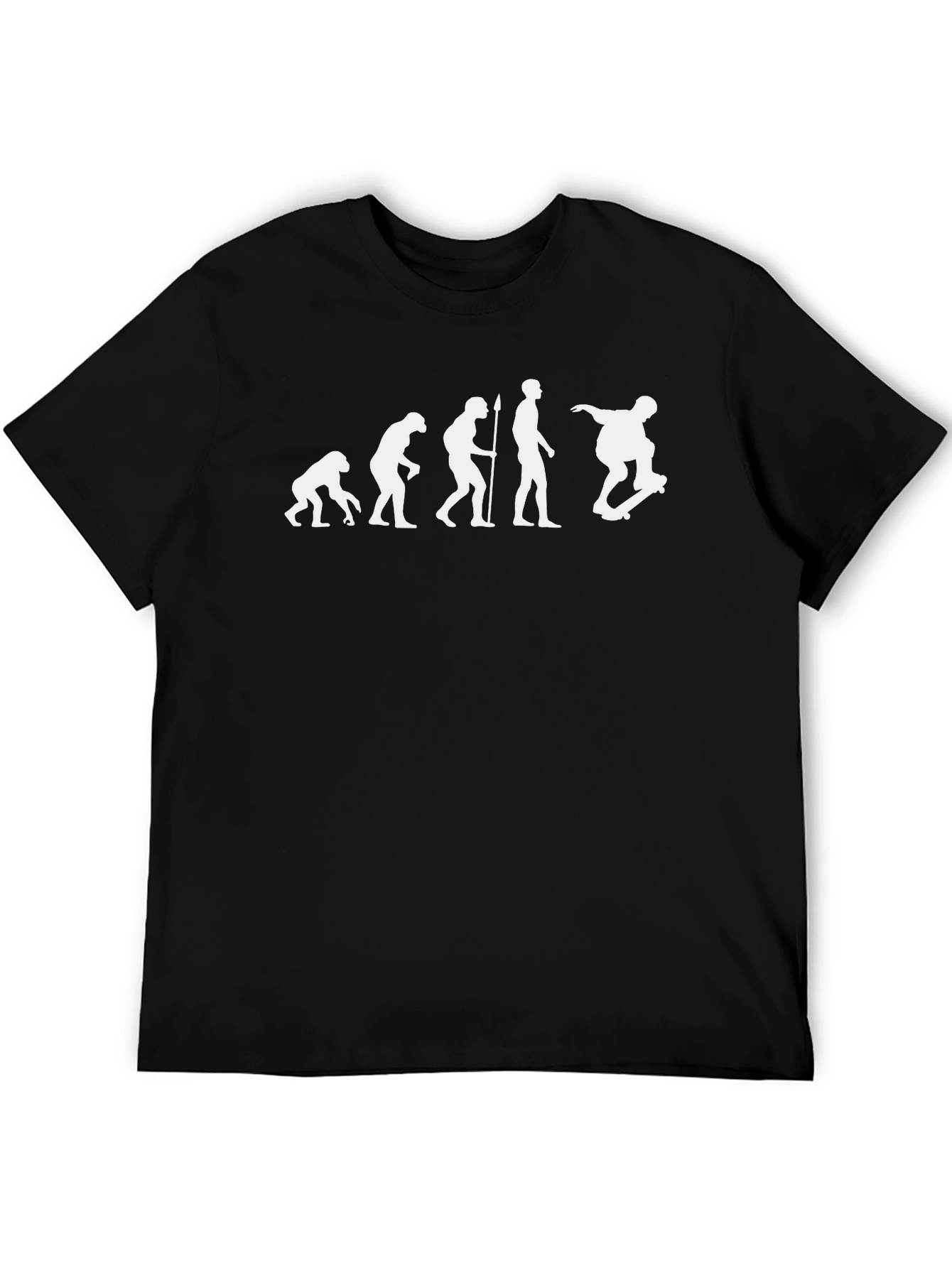 Evolution of Skateboarding T-Shirt - Black