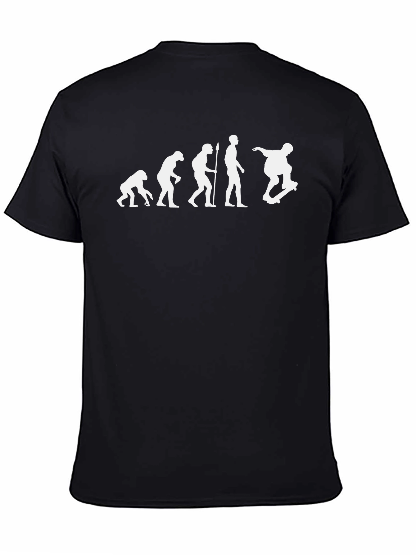 Evolution of Skateboarding T-Shirt - Black