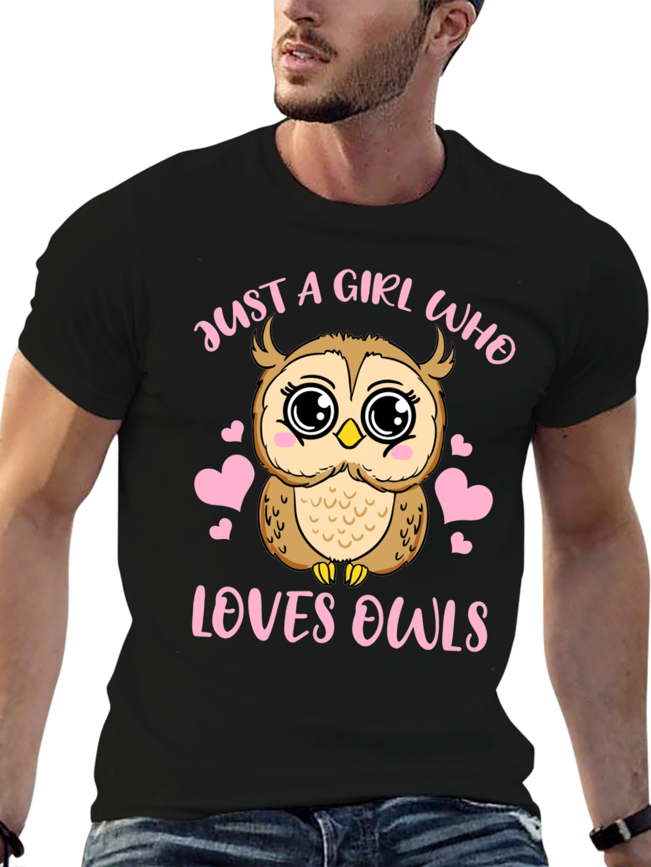 Just a Girl Who Loves Owls T-Shirt