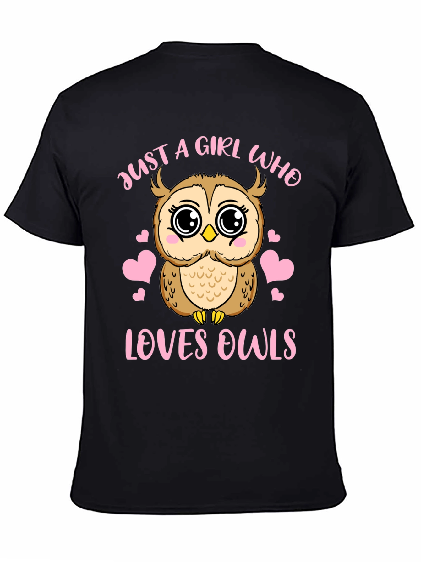 Just a Girl Who Loves Owls T-Shirt