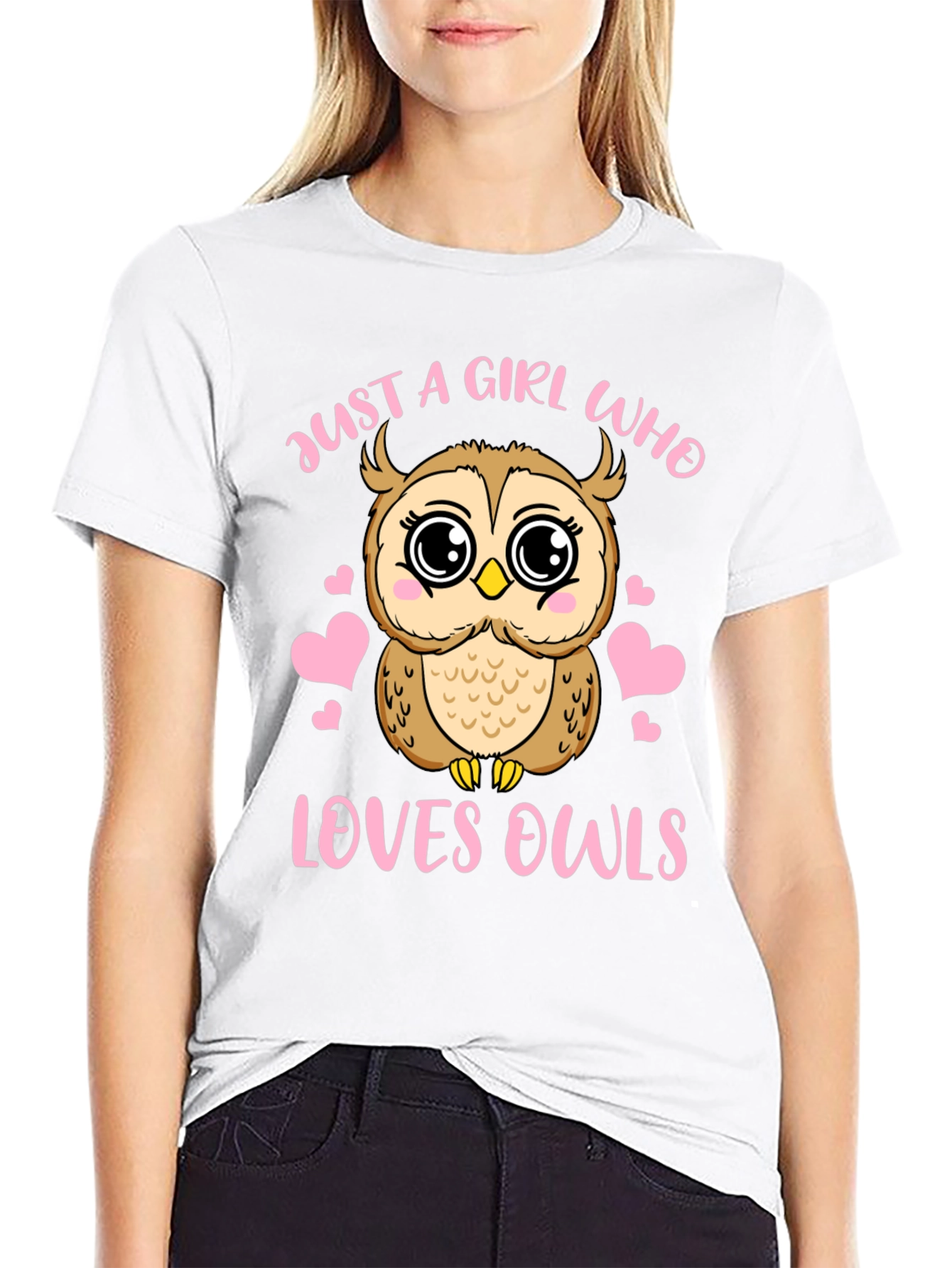 Just a Girl Who Loves Owls T-Shirt