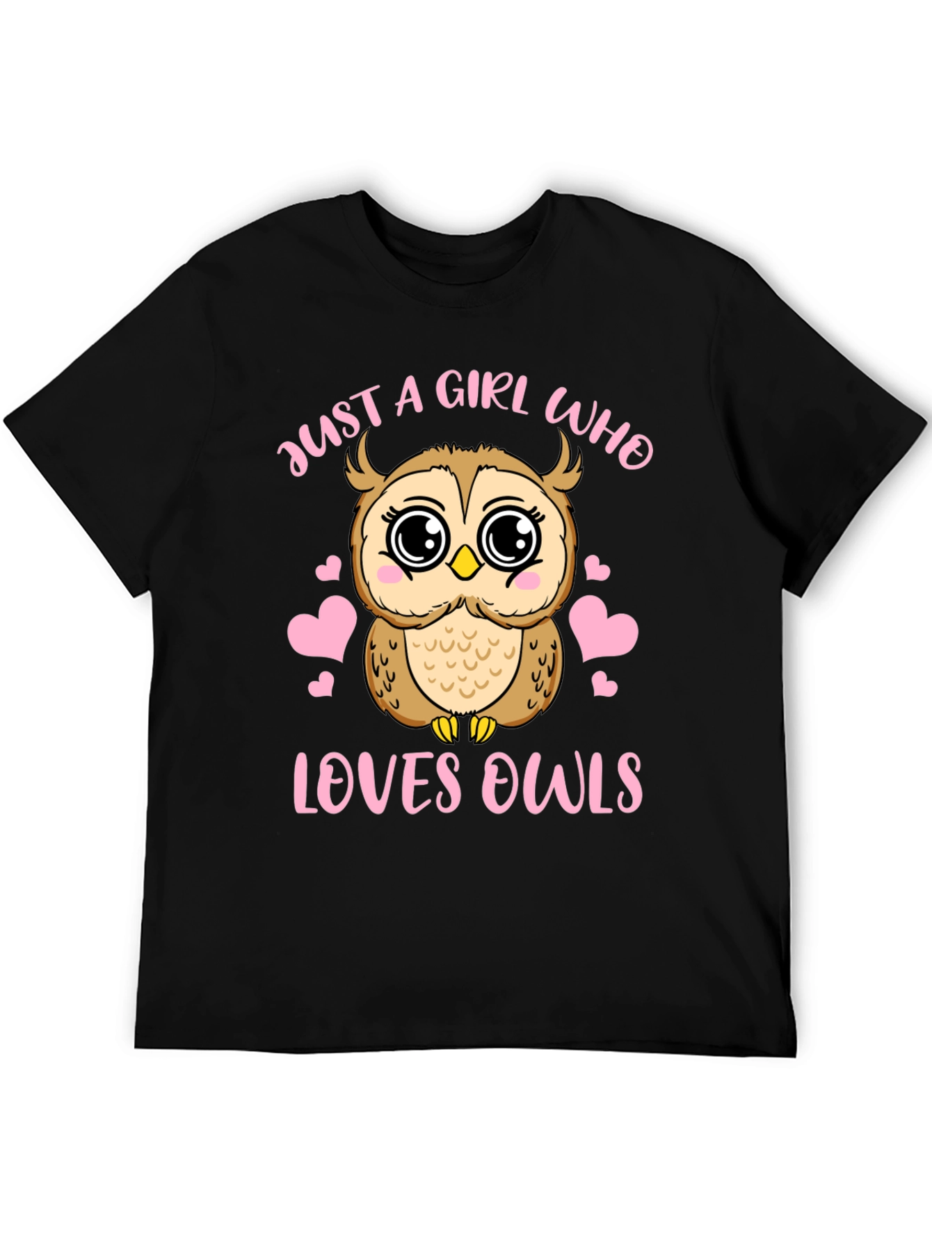 Just a Girl Who Loves Owls T-Shirt