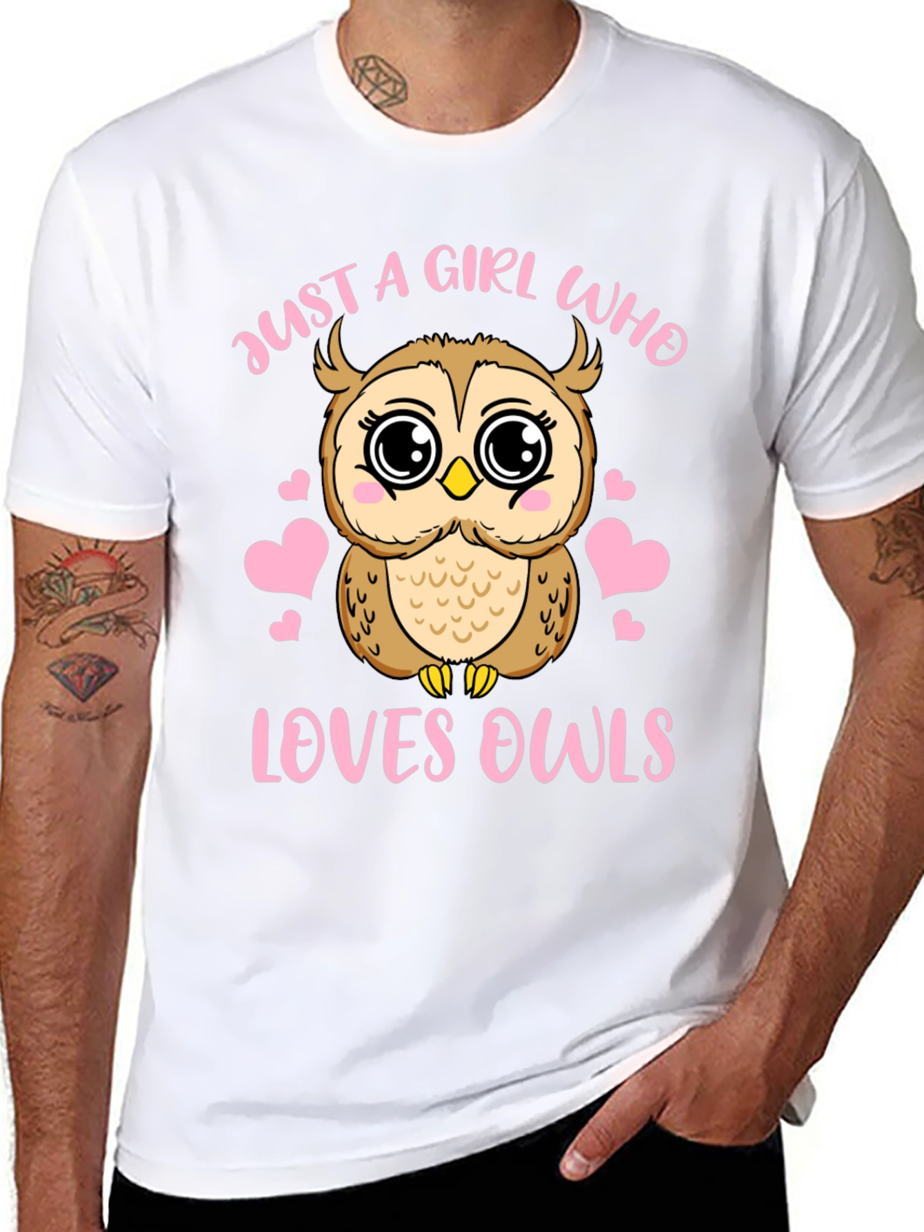 Just a Girl Who Loves Owls T-Shirt