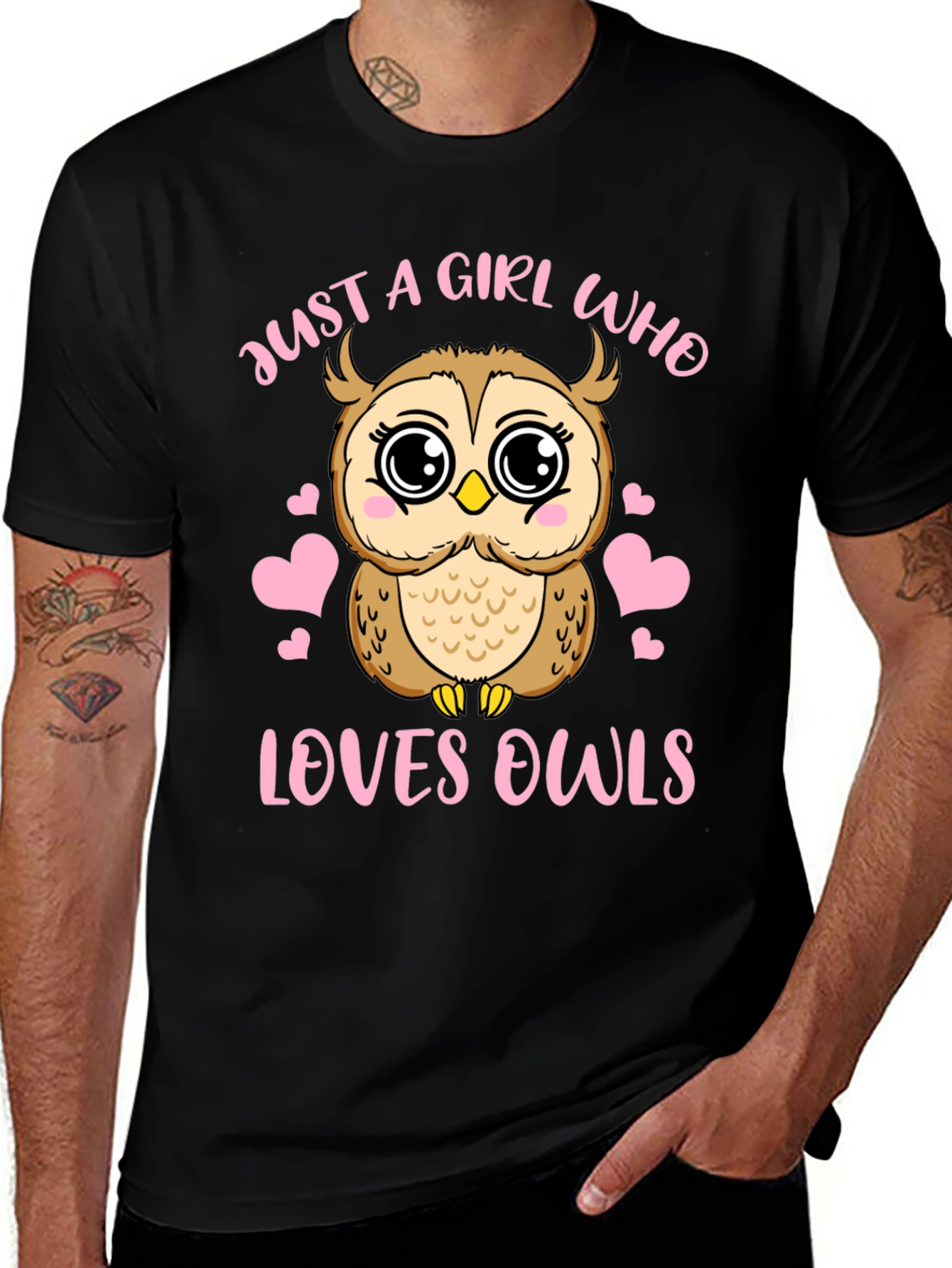 Just a Girl Who Loves Owls T-Shirt