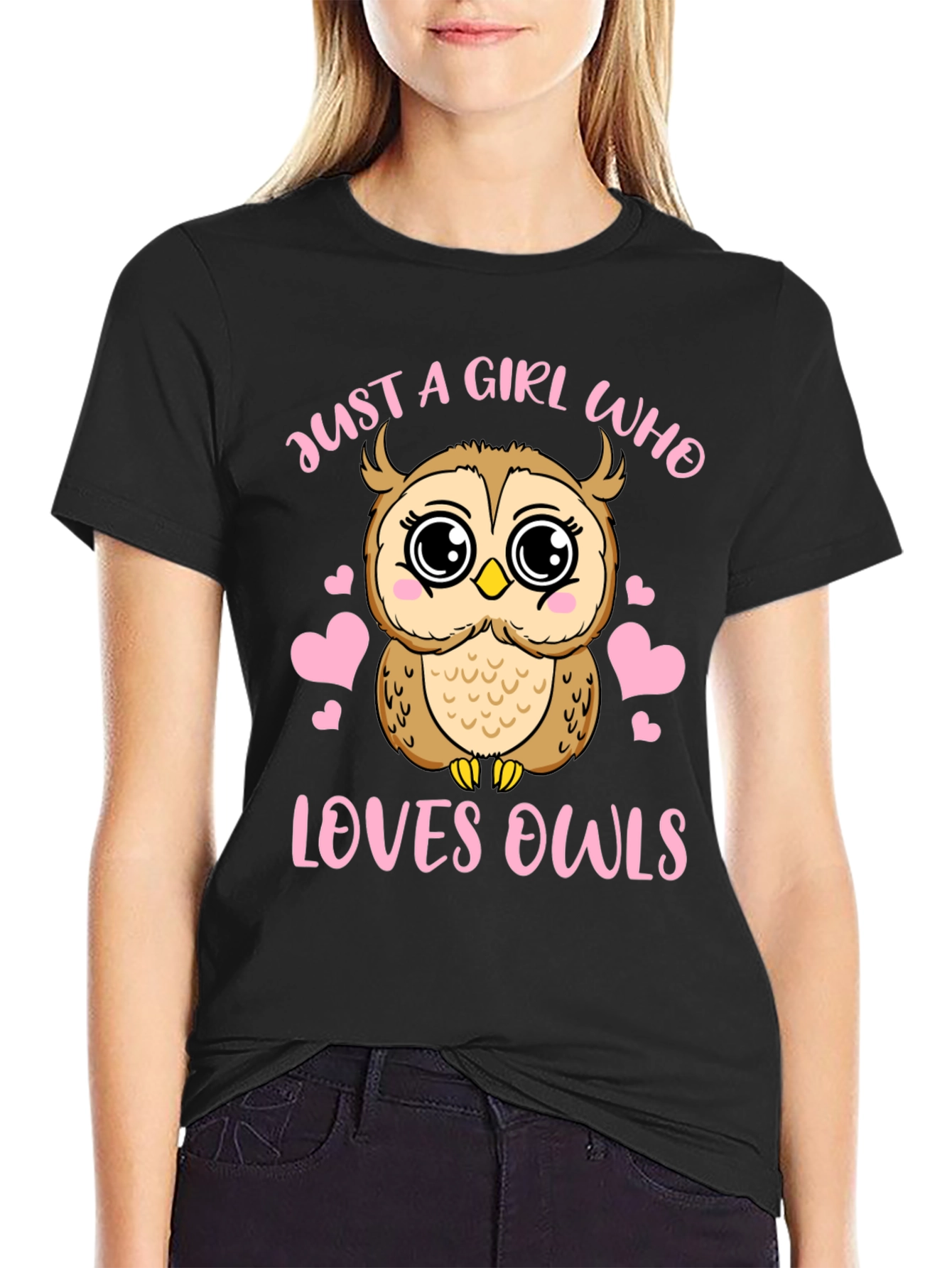 Just a Girl Who Loves Owls T-Shirt