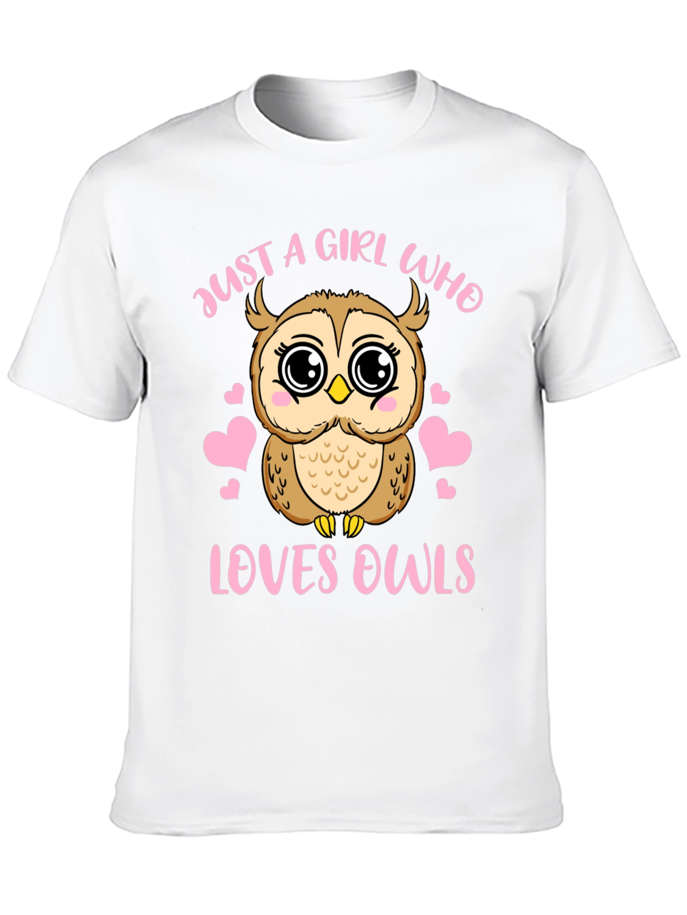 Just a Girl Who Loves Owls T-Shirt
