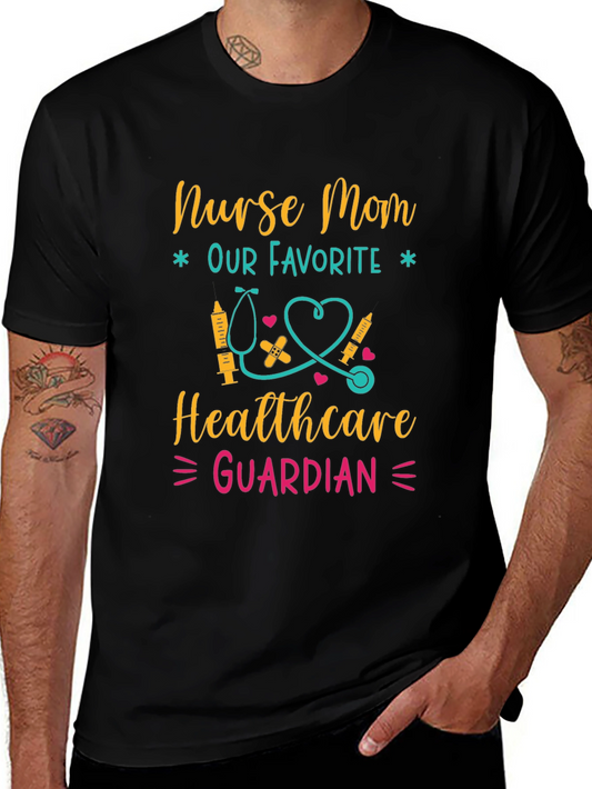 Nurse Mom Healthcare Guardian Graphic T-Shirt