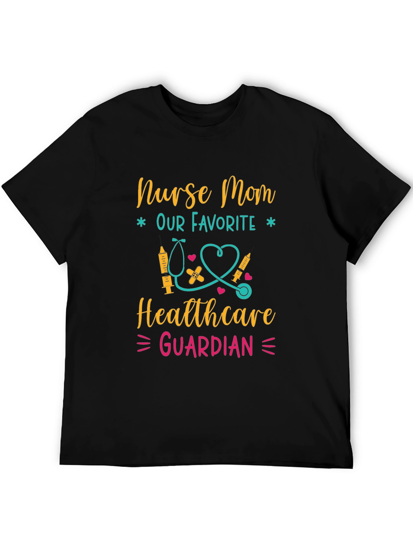 Nurse Mom Healthcare Guardian Graphic T-Shirt