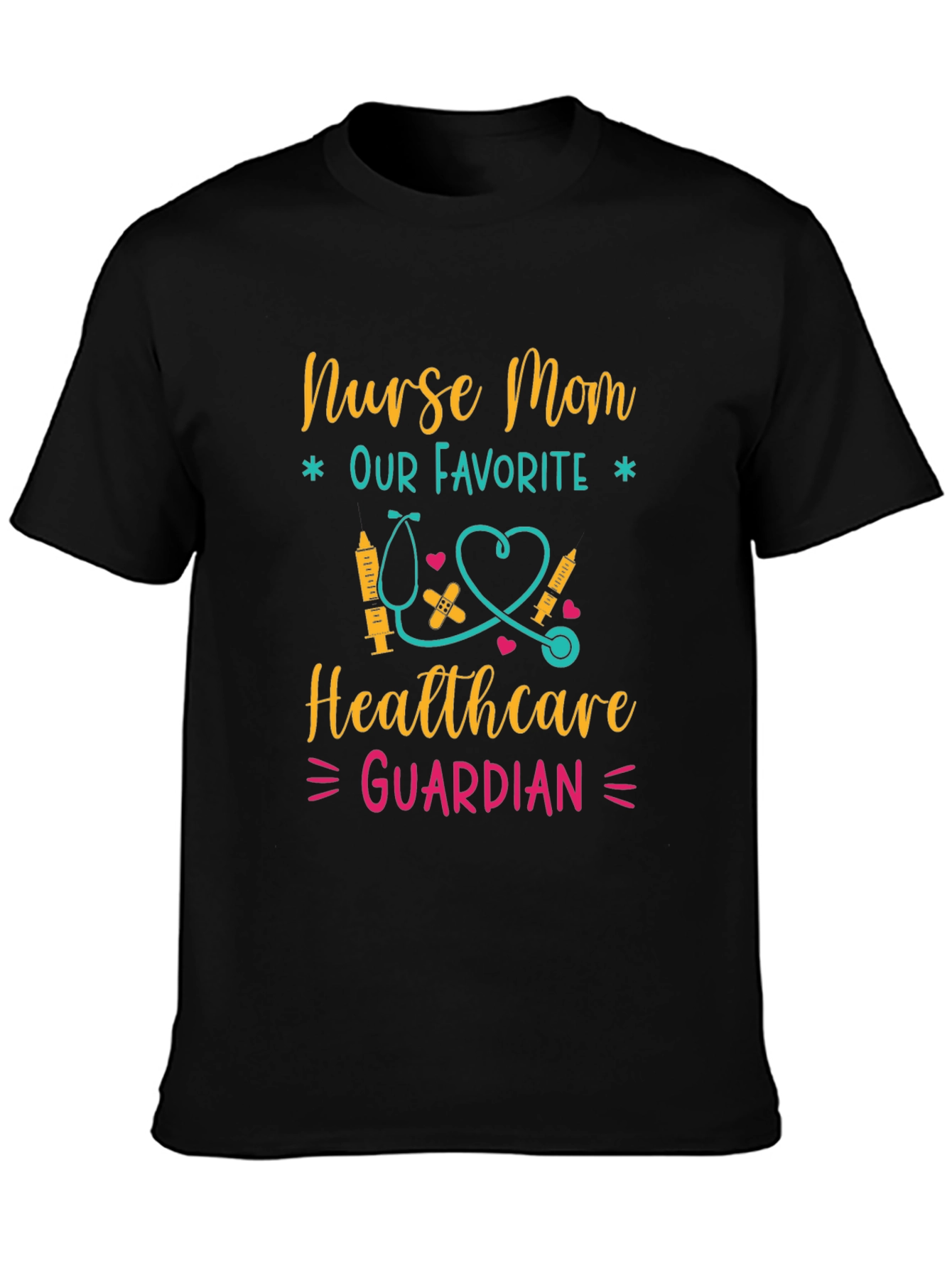 Nurse Mom Healthcare Guardian Graphic T-Shirt