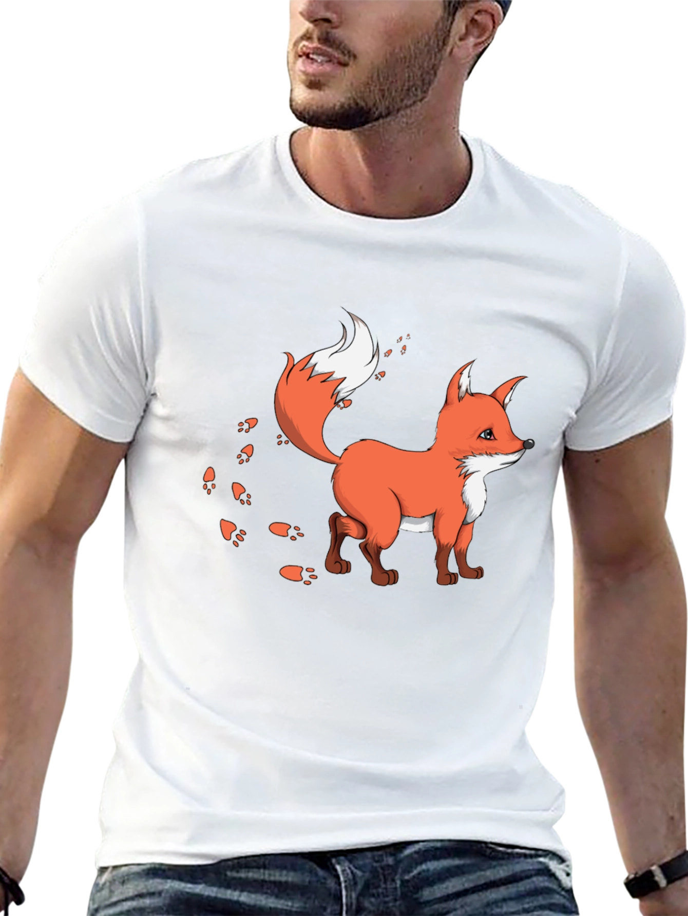 Fox Graphic T-Shirt - Cute Animal Design