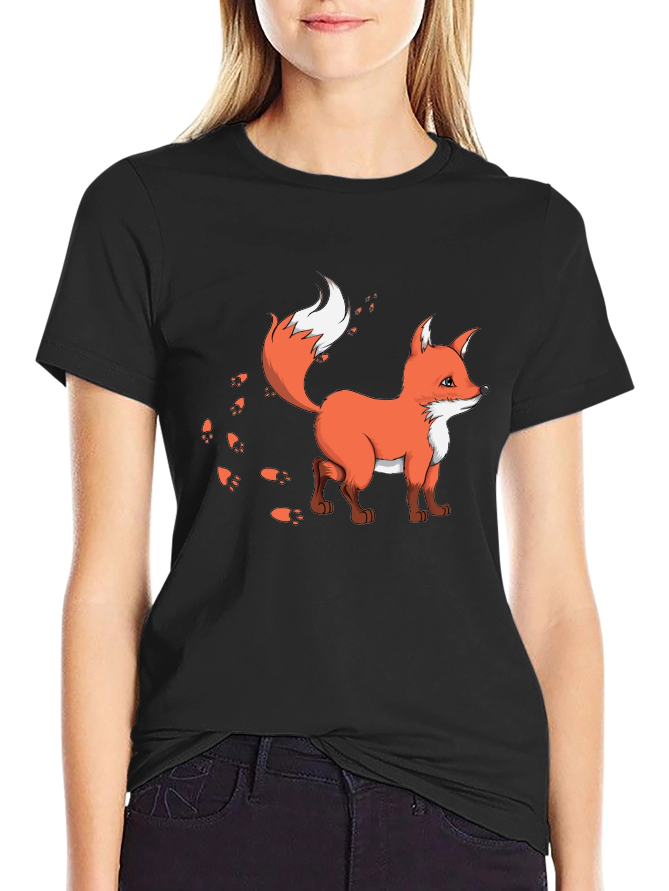Fox Graphic T-Shirt - Cute Animal Design