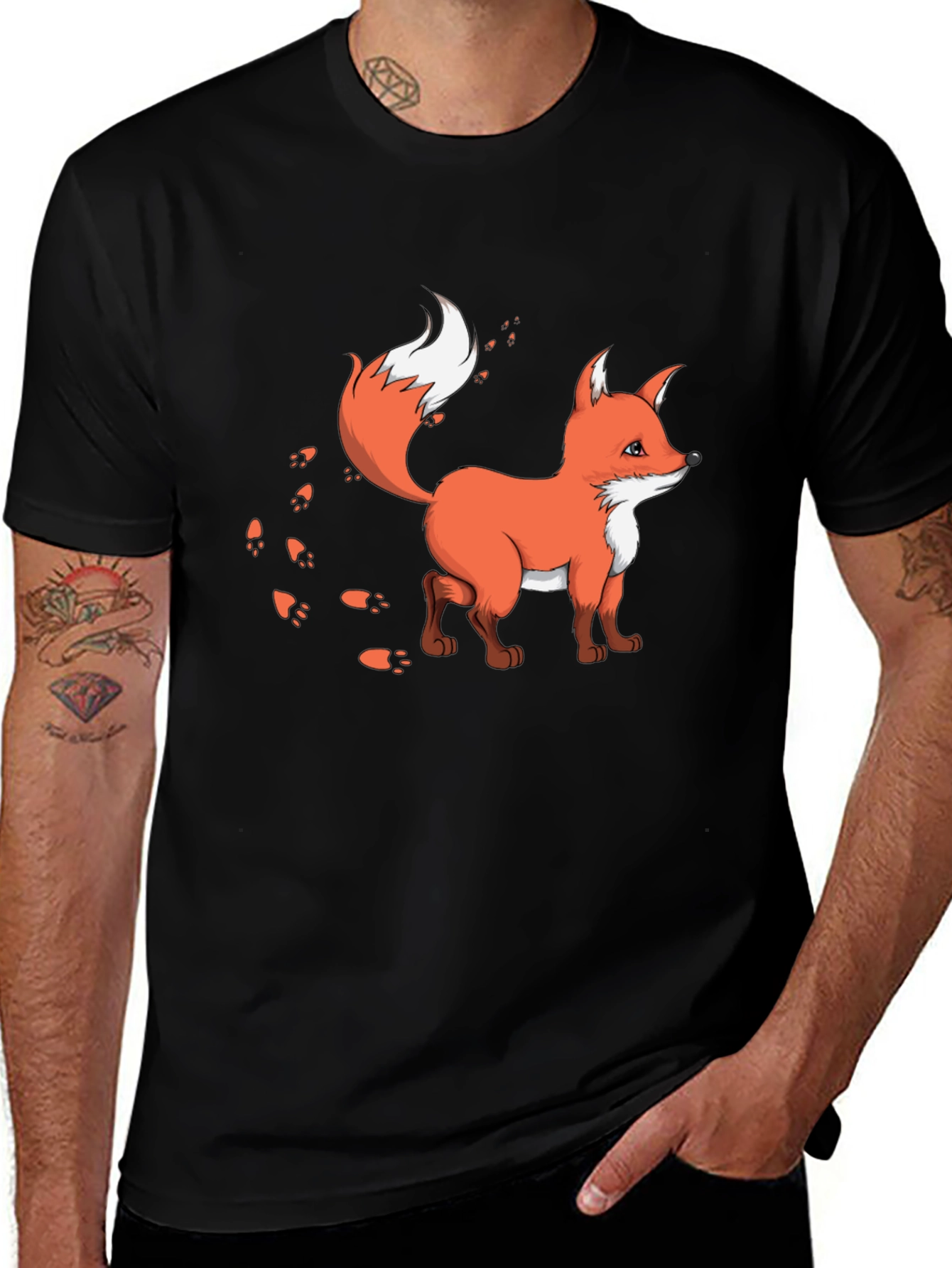 Fox Graphic T-Shirt - Cute Animal Design