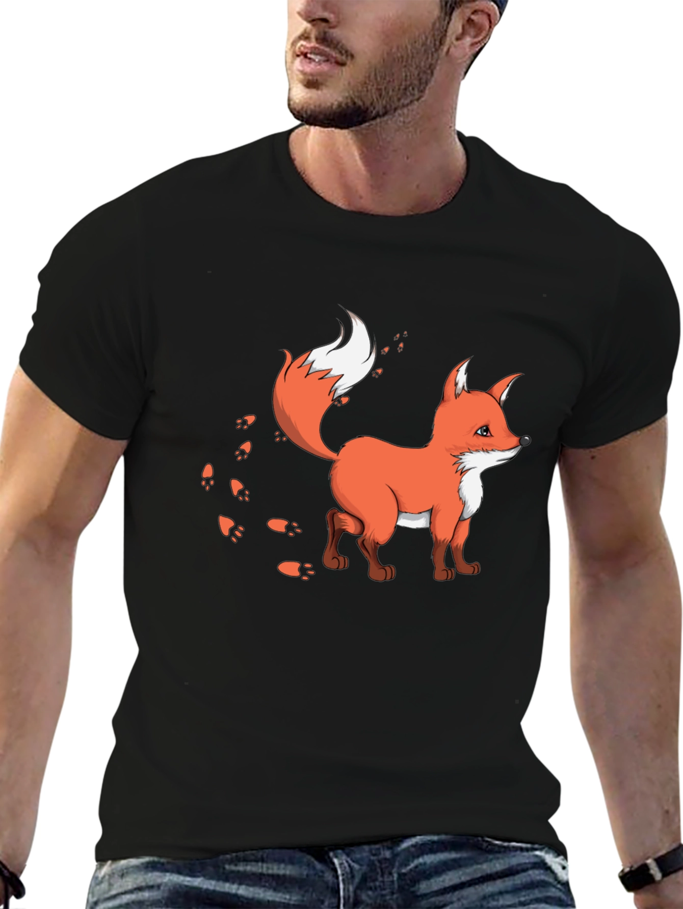Fox Graphic T-Shirt - Cute Animal Design