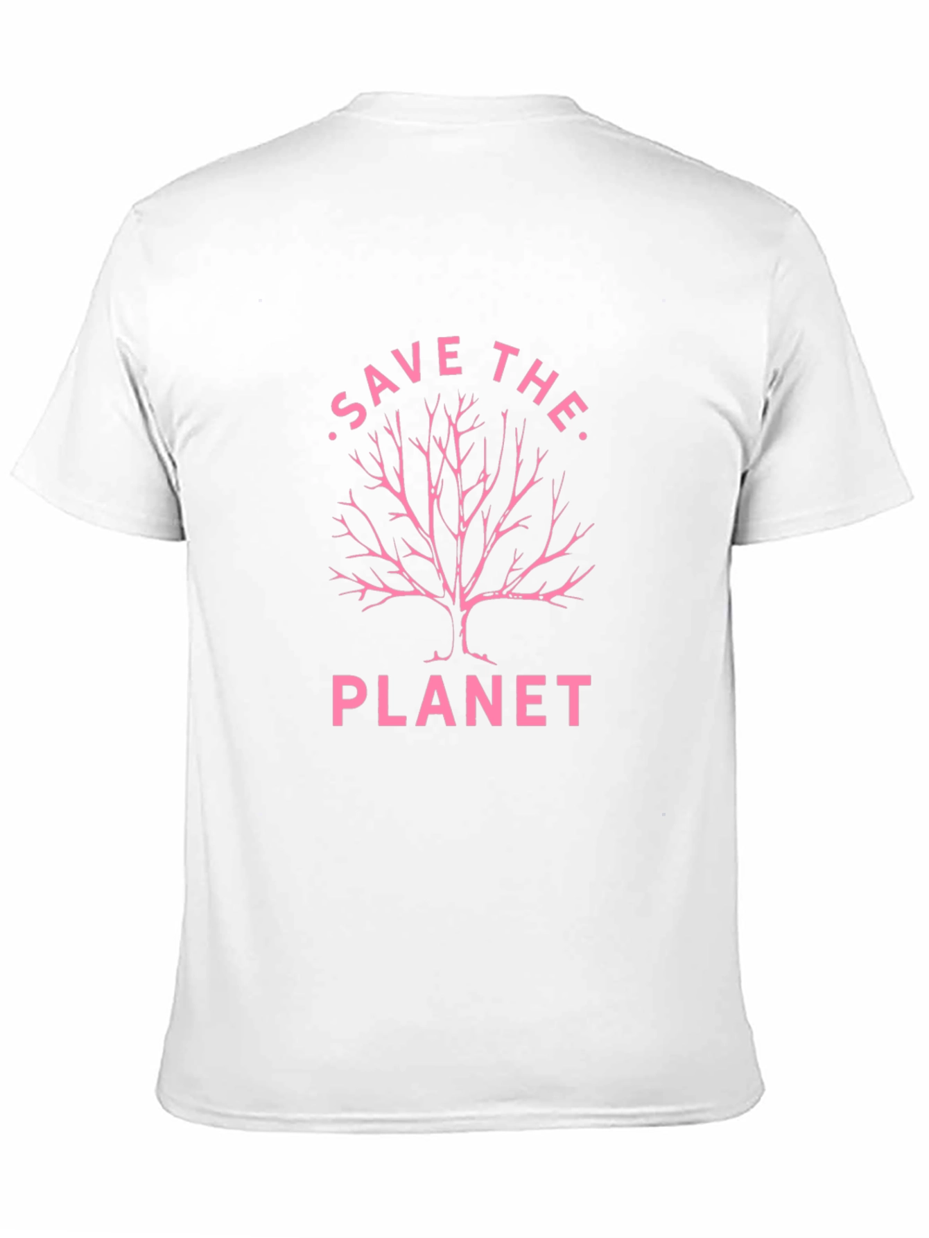 Save the Planet Tree Graphic Black T-Shirt