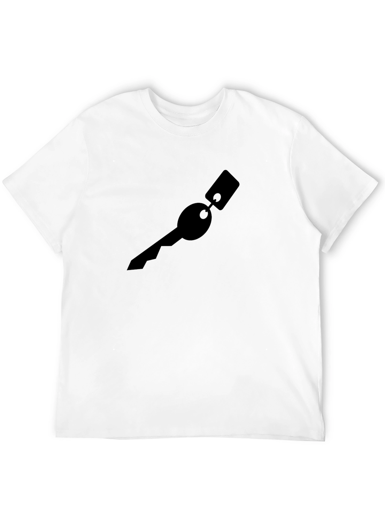 Key Graphic Black T-Shirt - Modern Style