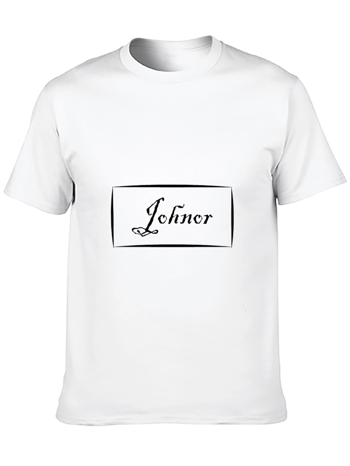 Ichner Black Cotton Casual T-Shirt