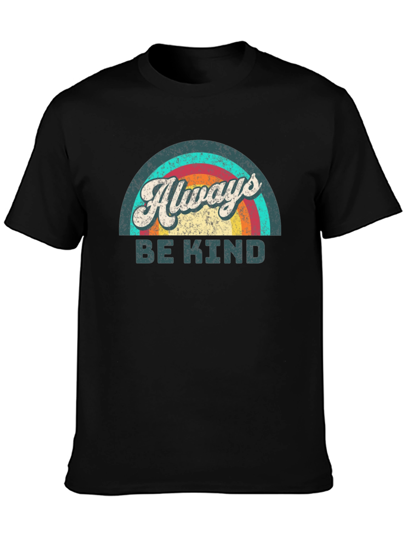 Always Be Kind Retro Rainbow T-Shirt