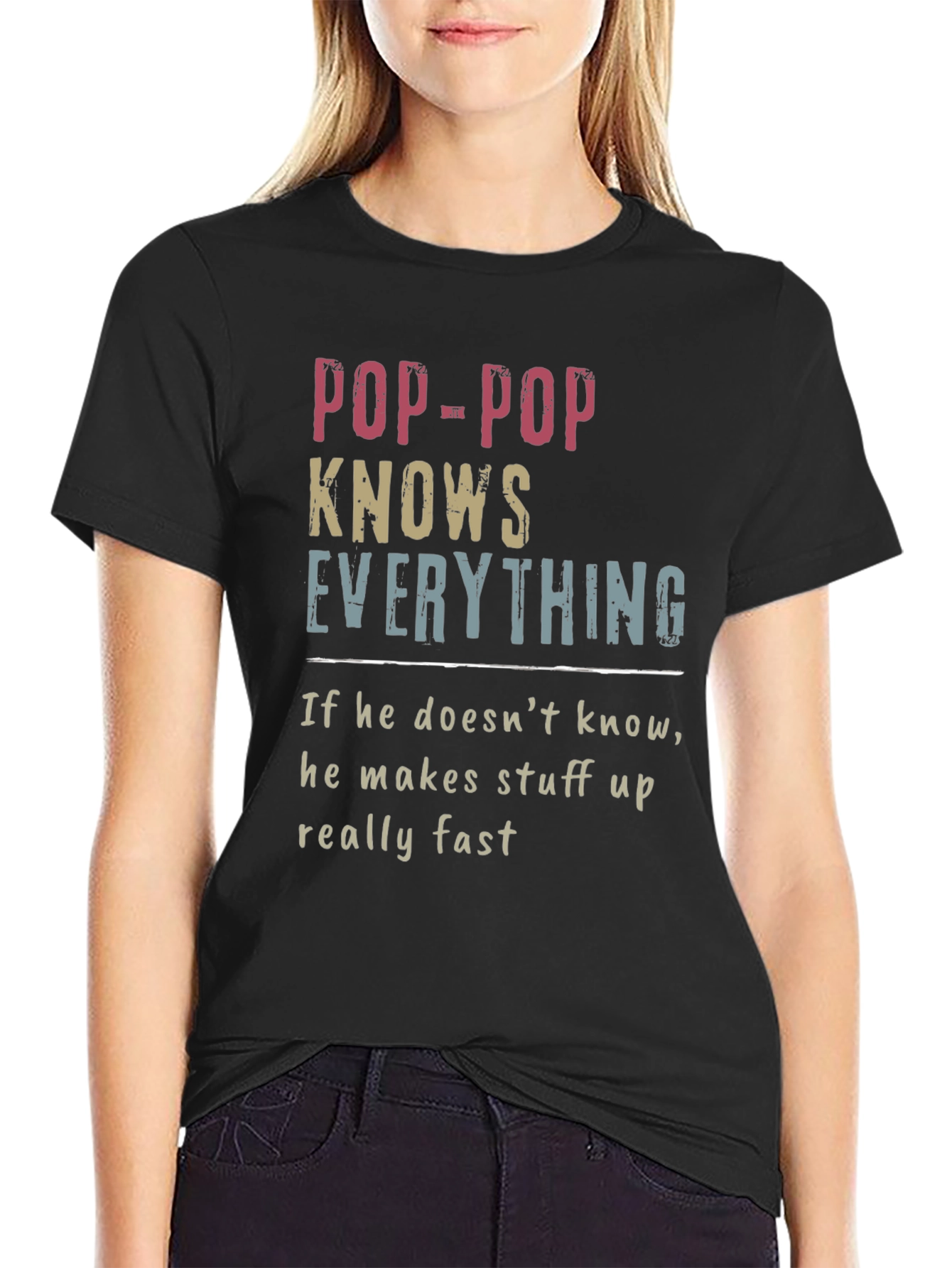 Pop-Pop Knows Everything T-Shirt