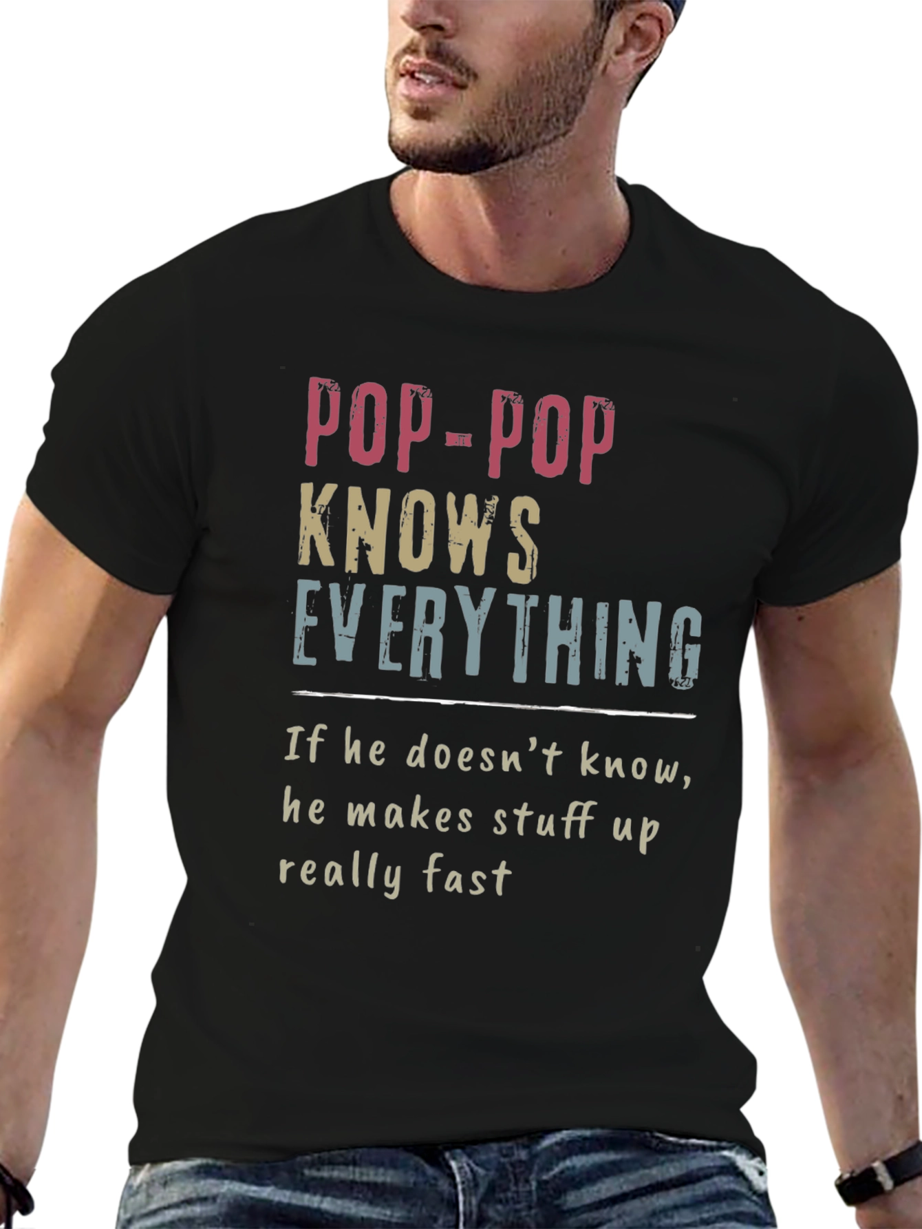 Pop-Pop Knows Everything T-Shirt