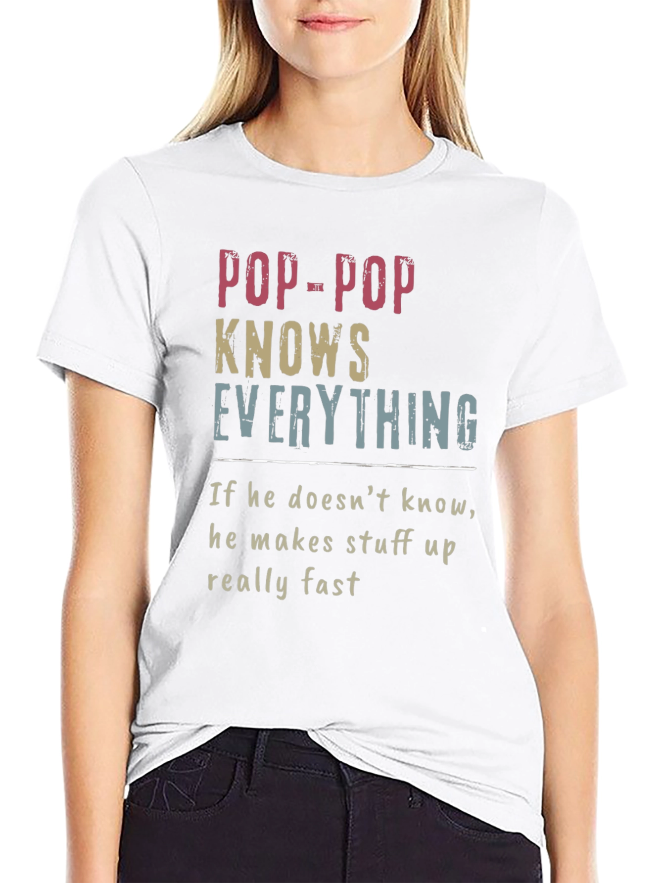 Pop-Pop Knows Everything T-Shirt