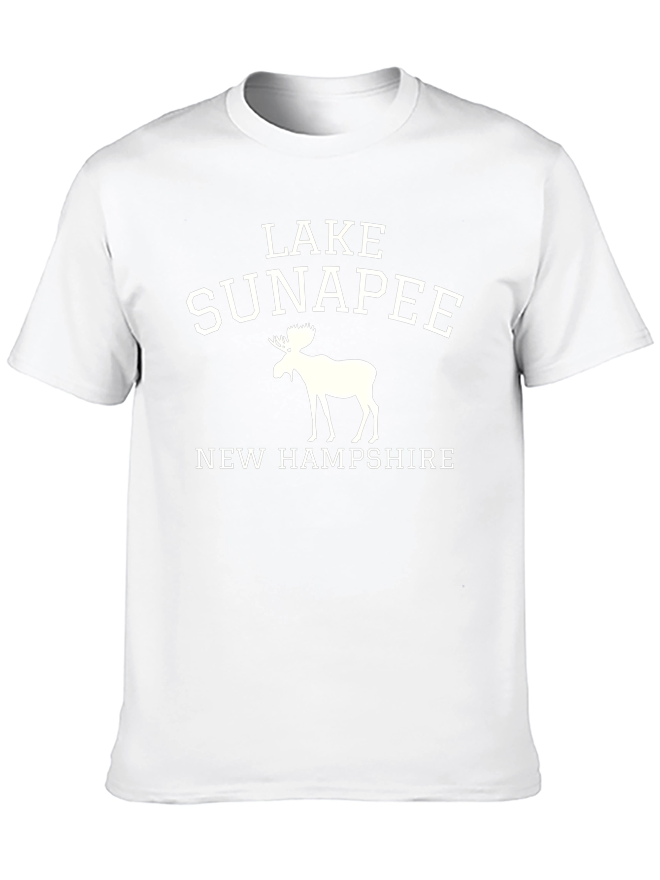 Lake Sunapee New Hampshire Black Graphic Tee