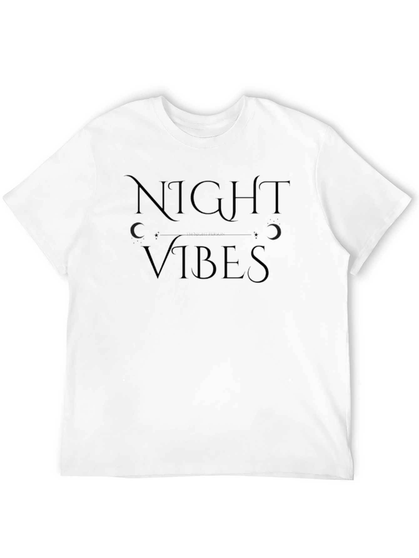 Night Vibes Graphic Tee - Soft Cotton Comfort