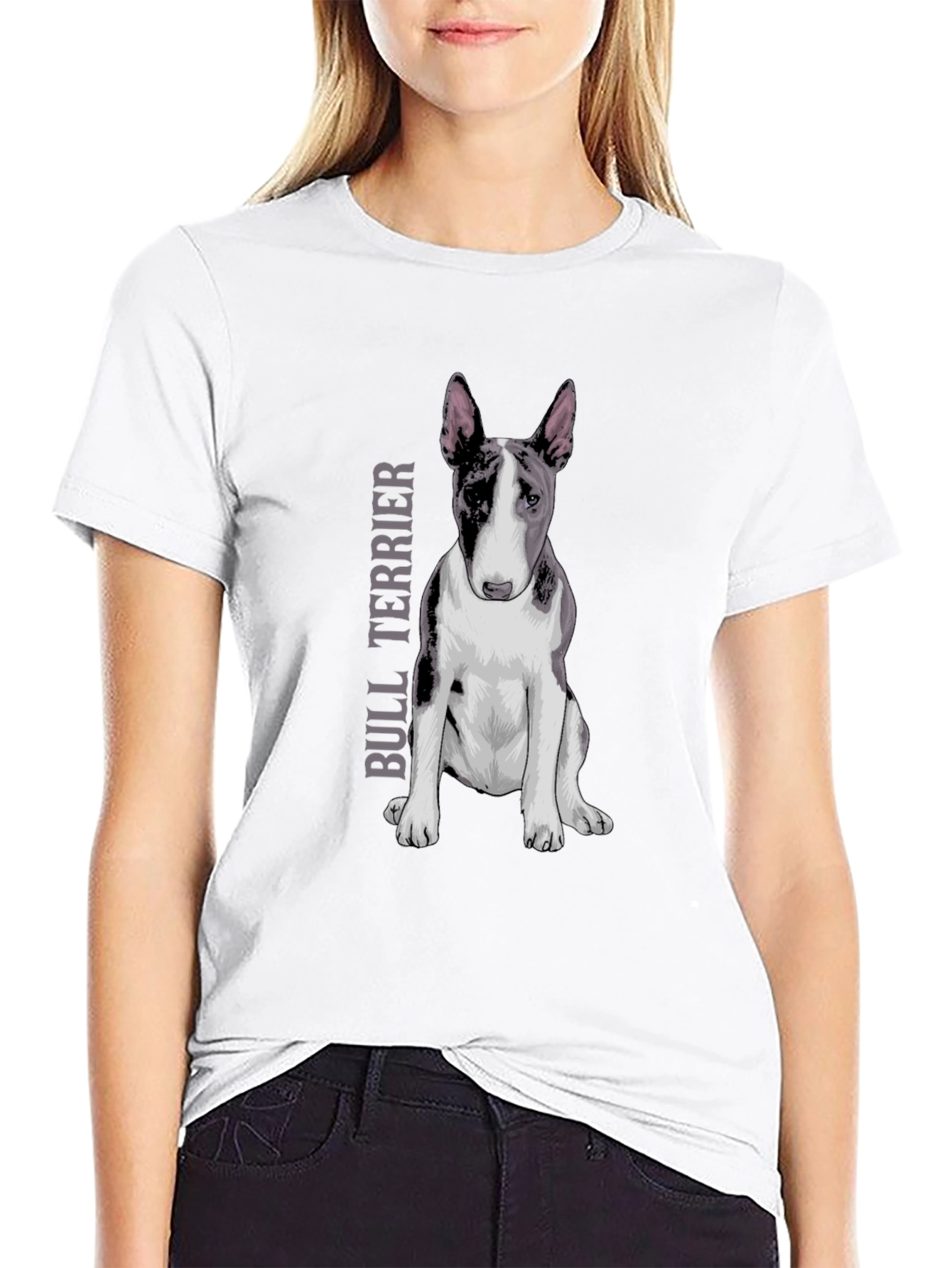 Bull Terrier Graphic T-Shirt - Unique Dog Lover Design