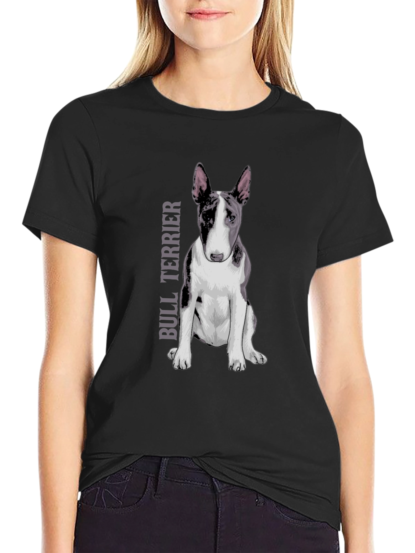 Bull Terrier Graphic T-Shirt - Unique Dog Lover Design