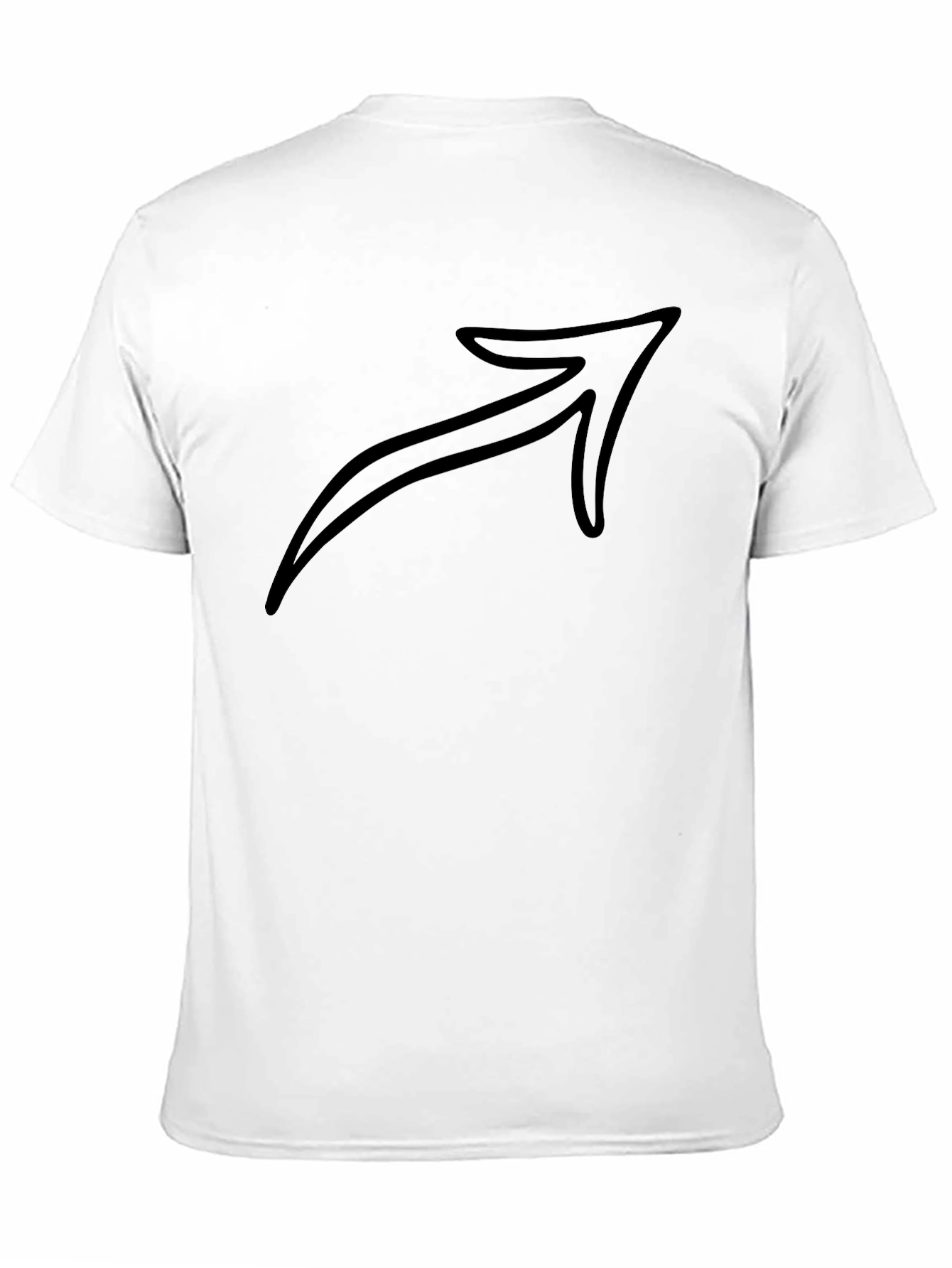 Arrow Graphic Black T-Shirt - Mens Casual Tee