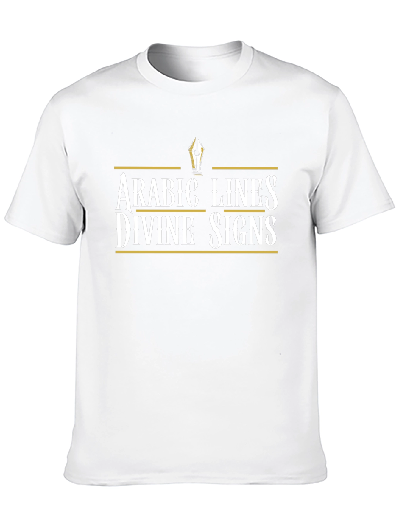 Arabic Lines Divine Signs Graphic Tee