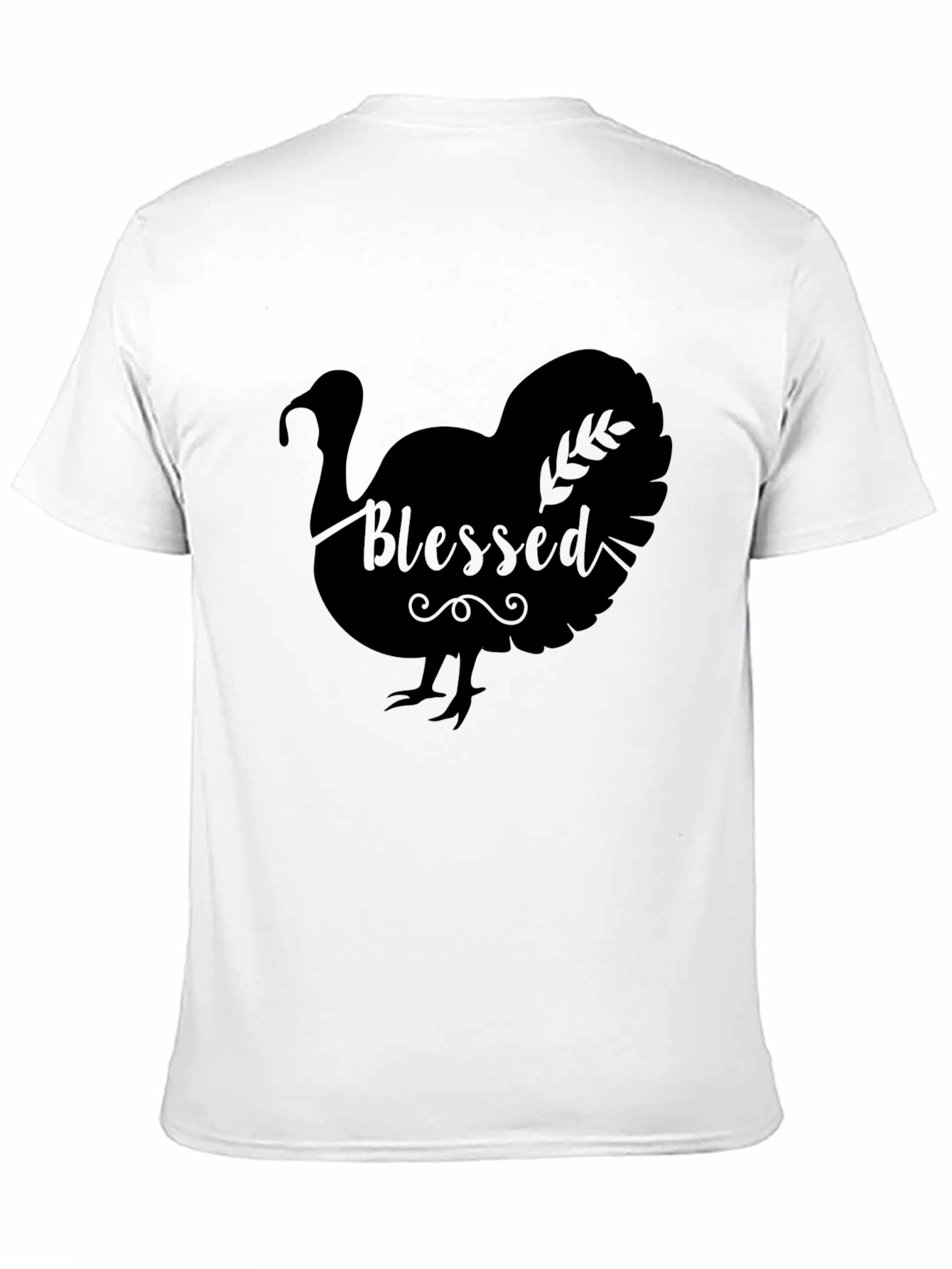 Blessed Turkey Graphic Tee - Thanksgiving Apparel