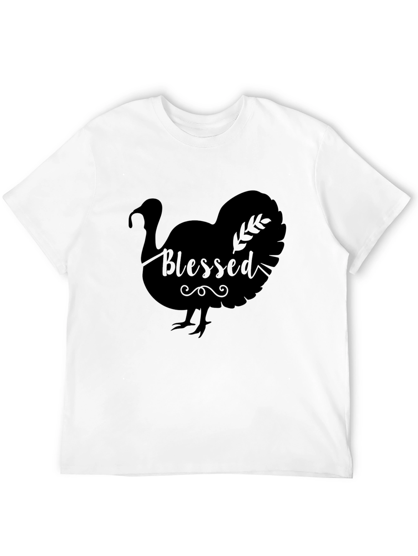 Blessed Turkey Graphic Tee - Thanksgiving Apparel