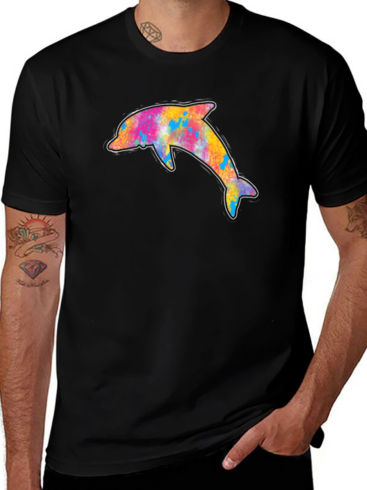 Dolphin T-Shirt - Colorful Casual & Cool