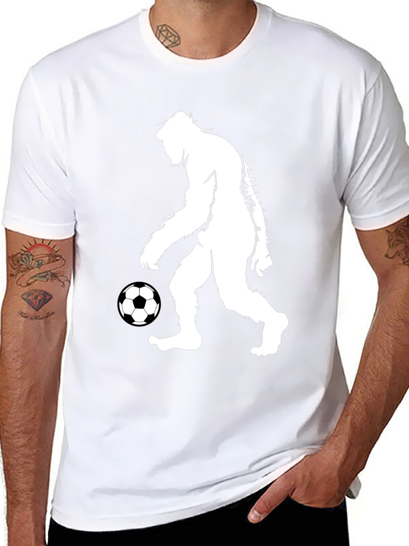 Sasquatch Soccer T-Shirt - Funny Bigfoot Graphic Tee