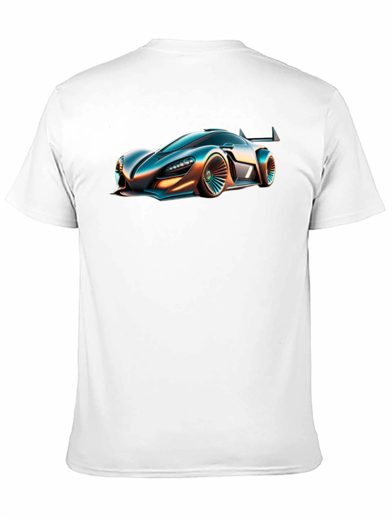 Sleek Car Graphic Black T-Shirt