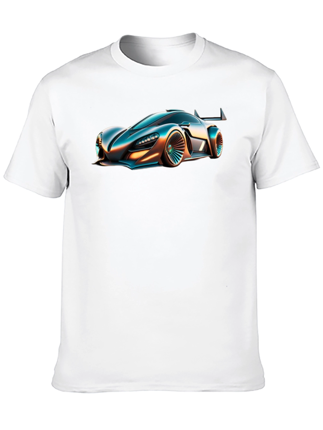 Sleek Car Graphic Black T-Shirt