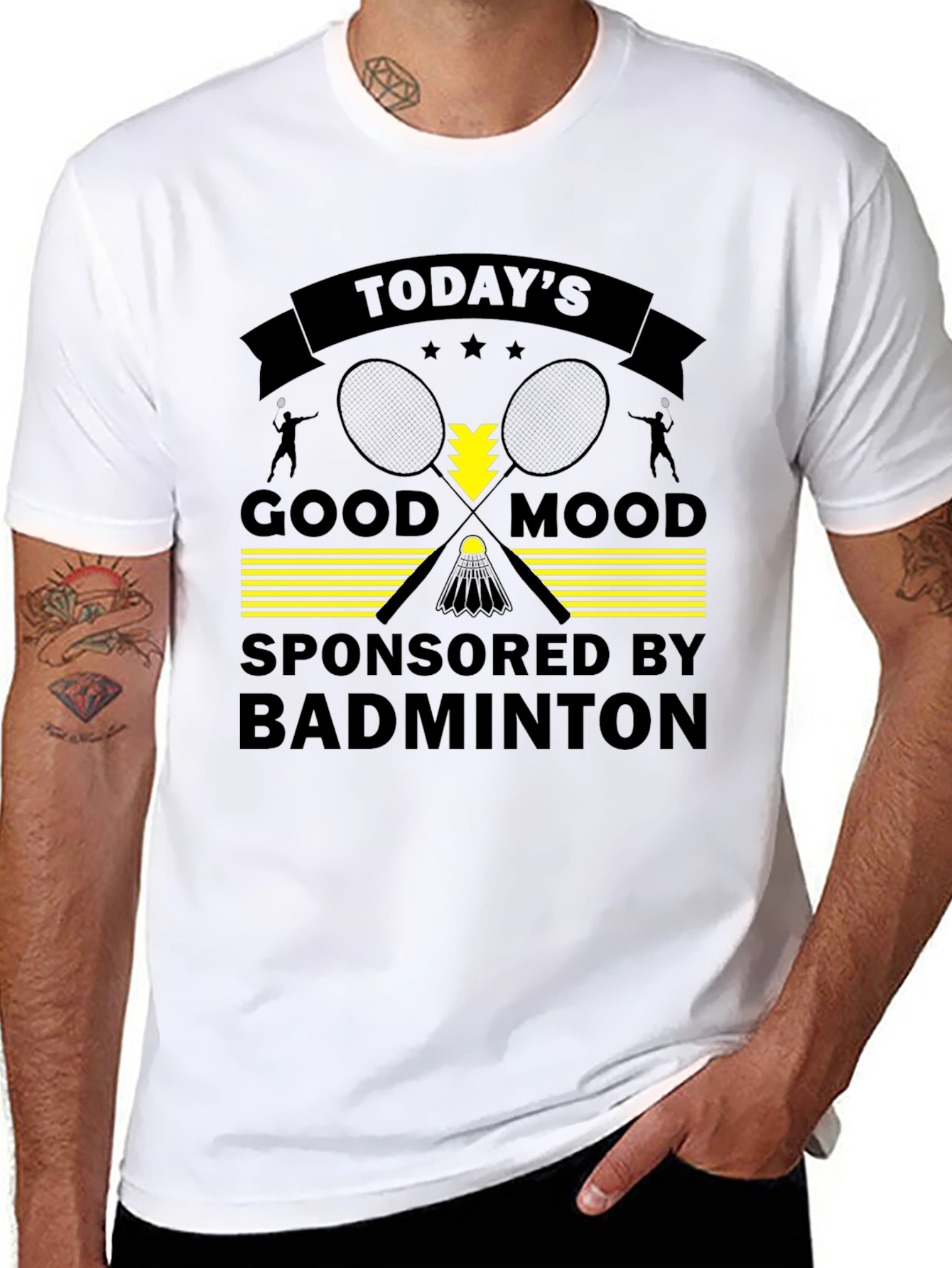 Badminton T-Shirt - Todays Good Mood