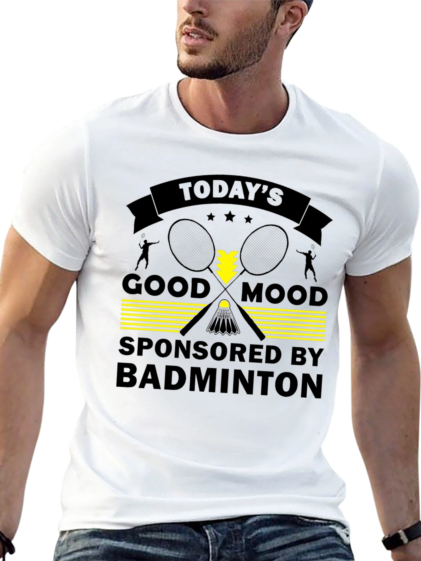 Badminton T-Shirt - Todays Good Mood