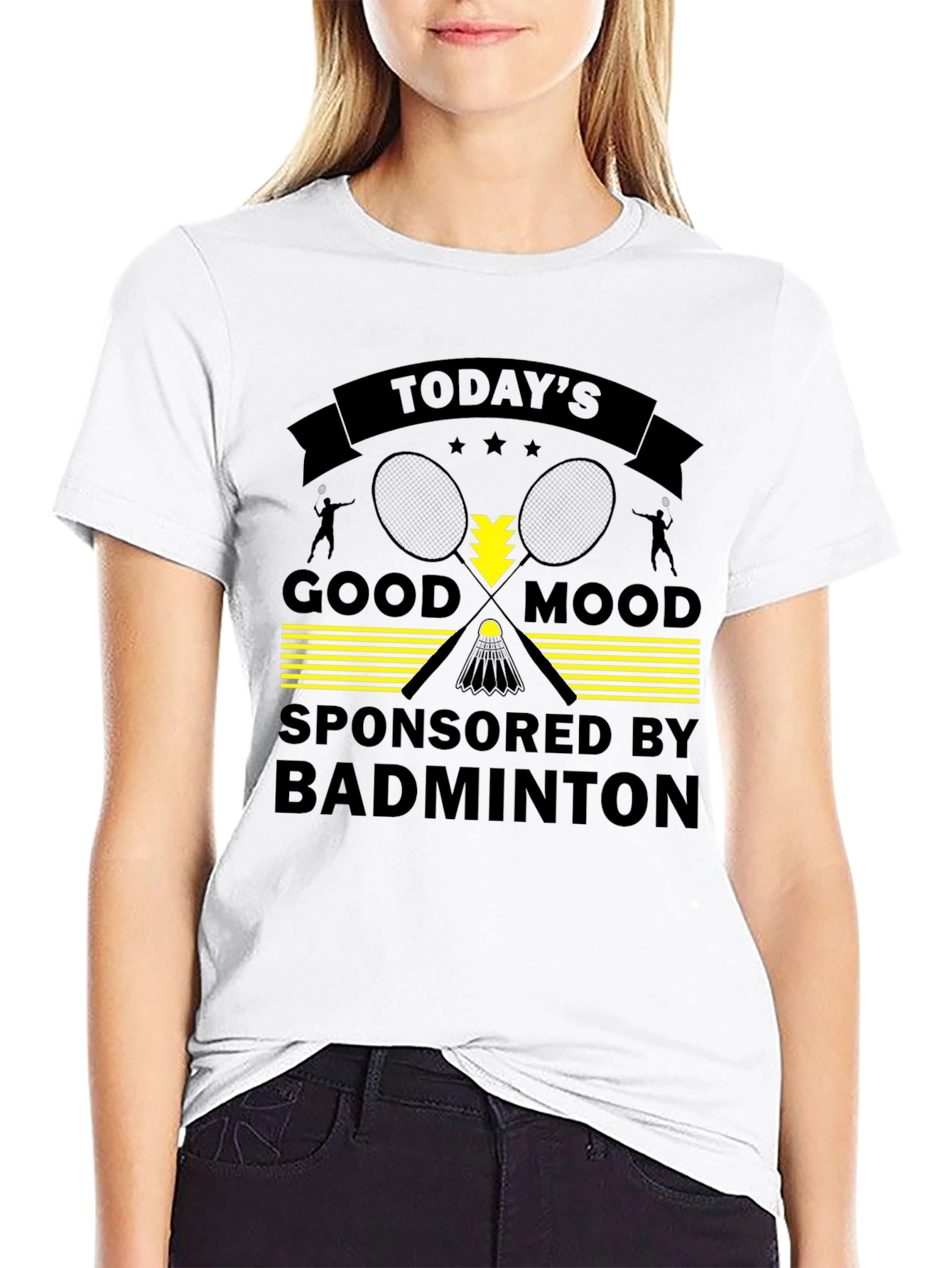 Badminton T-Shirt - Todays Good Mood