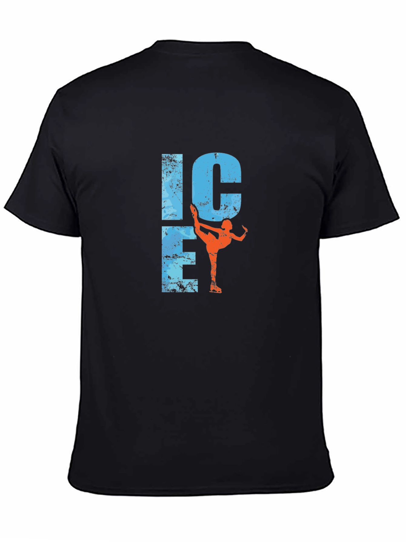 Ice Skating Graphic Tee - Black