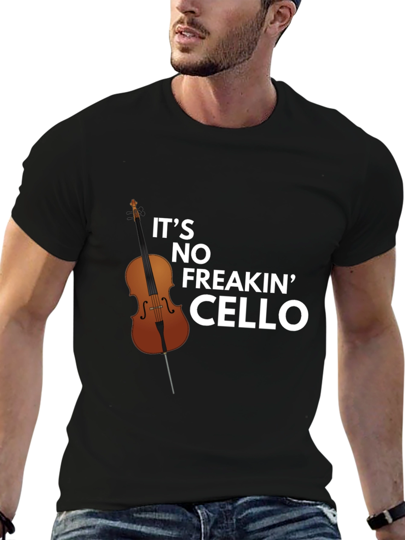 Funny Its No Freakin Cello Graphic Tee