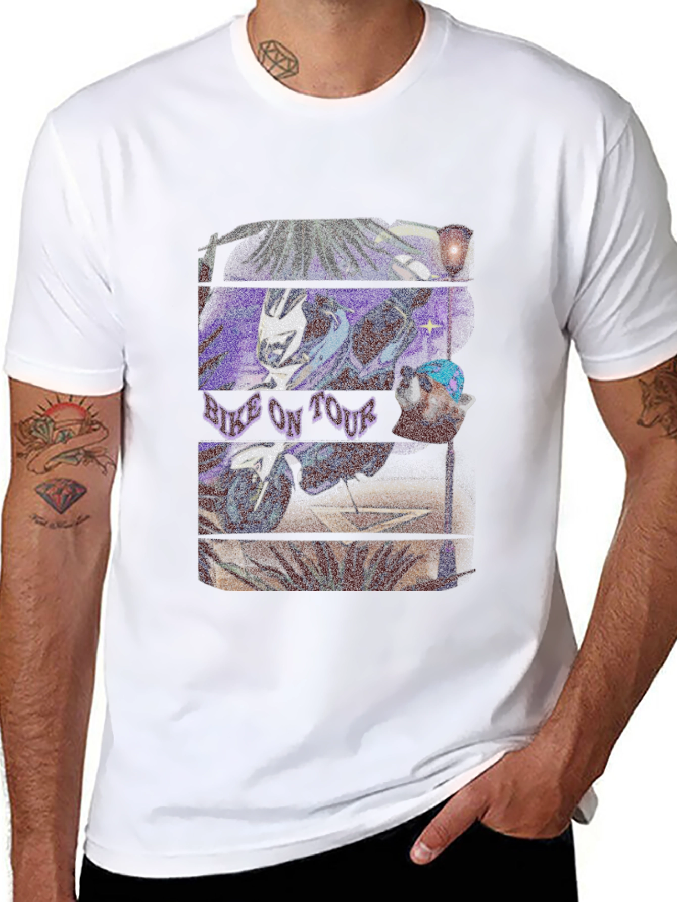 Bike On Tour Graphic T-Shirt