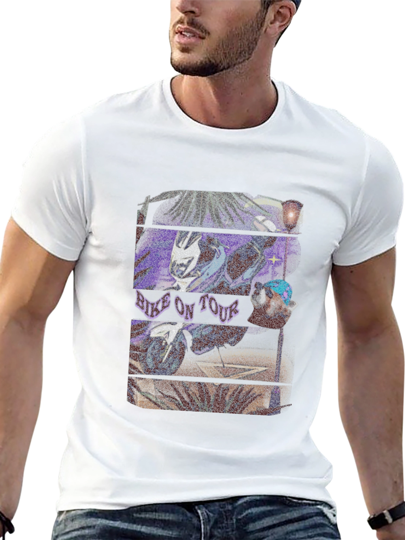 Bike On Tour Graphic T-Shirt